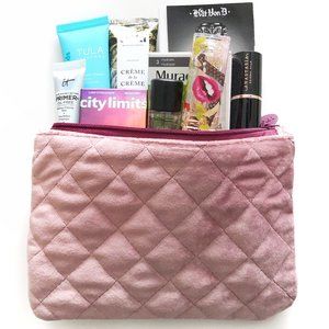 9-Piece Makeup & Skincare Bundle Velvet Ipsy Bag